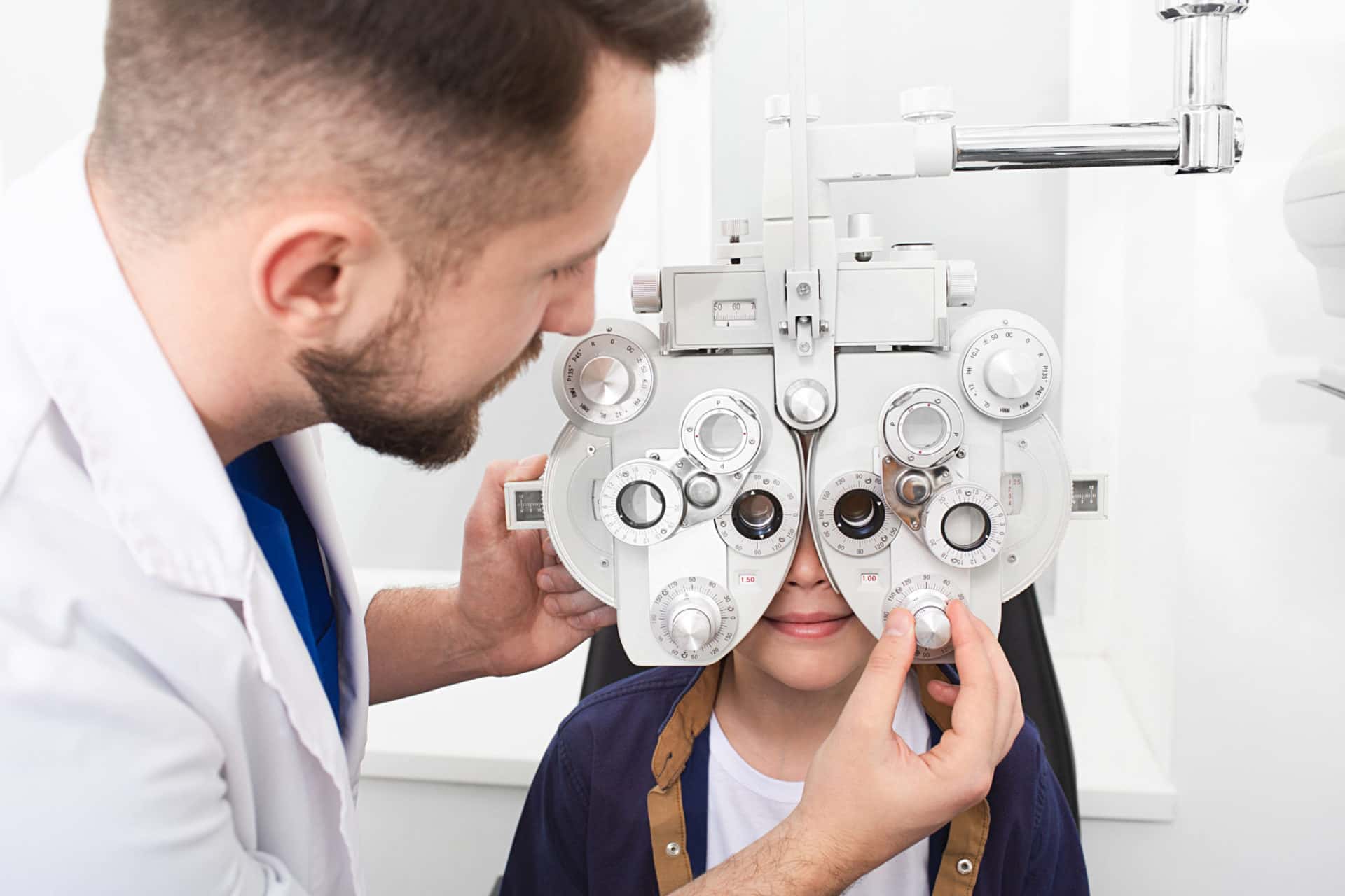 Eye care emergency for children at OPMT