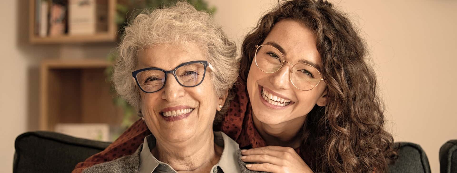 Women wearing glasses at OPMT