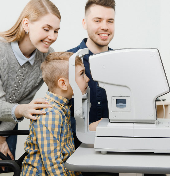 Eye exams and consultation at OPMT